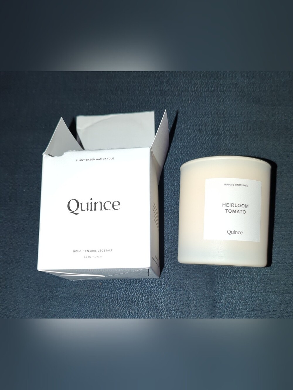 Quince Heirloom Tomato Plant Based Wax Candle